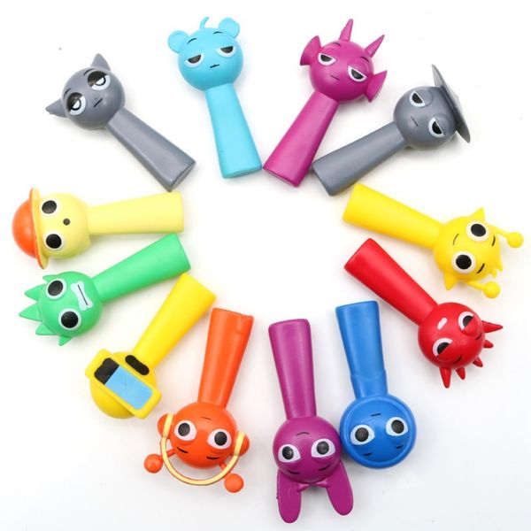12-Piece - Rhythm Box PVC Collectables - 6.3-7.8cm Mini Game Figures