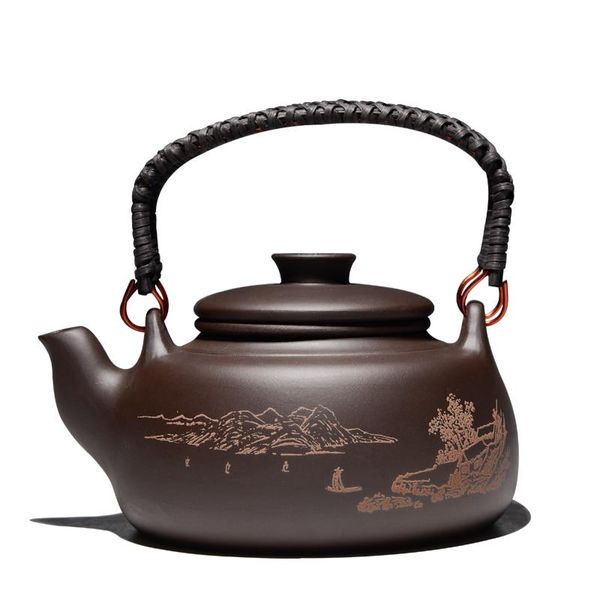 Chinese Kung Fu Zisha Teapot GRANDPITE CAPPACITE FOREIGNER WITH FILTER CRE