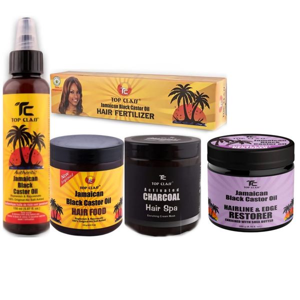 Jamaican Black Castor Oil Hair Growth Set- Restores&amp; Promotes Hair Growth