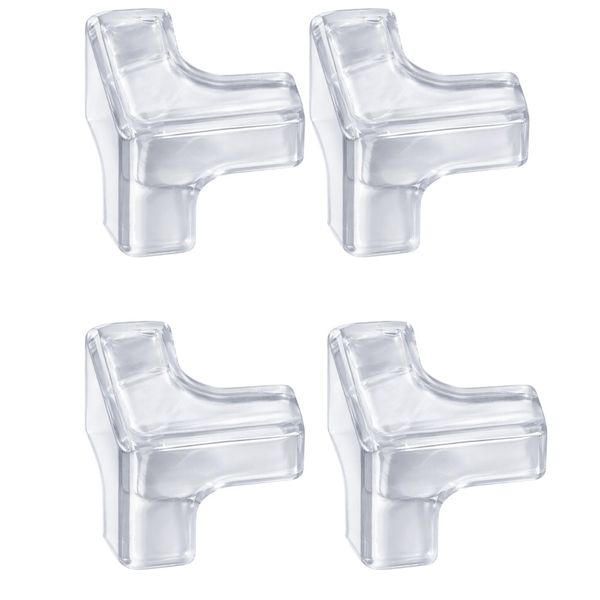 4 Pack - Large T-Type Transparent Corner Protector - Transparent