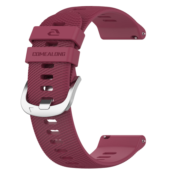 Comealong 22mm Wavy Watch Strap Compatible With Garmin Vivoactive 4/Venu2/3