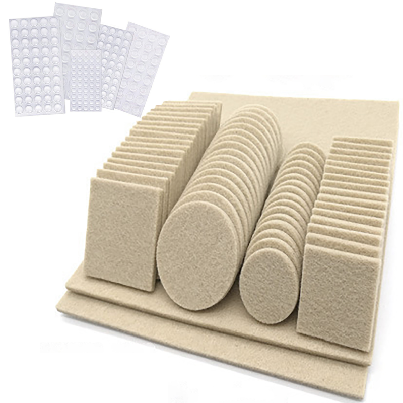 468PCS Furniture Legs Felt&Silicone Pads,Anti Scratch Floor Protectors Kit.