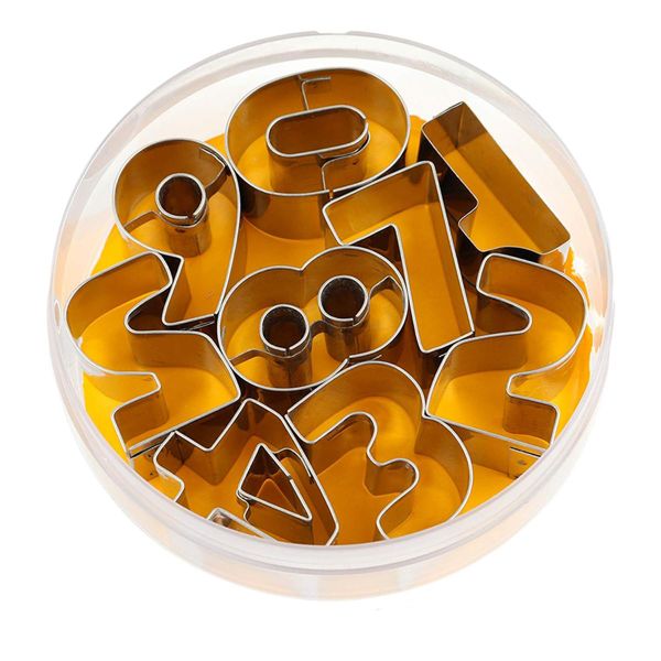 Quality Sturdy Food Grade SS Numbers Cookie Cutters Set