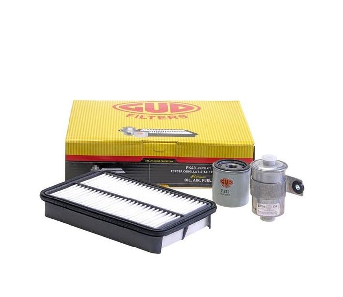 GUD FK43 Filter Kit - Toyota Corolla / Tazz 1.6 1.8