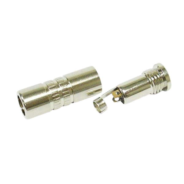 MJ071M Stereo Inline 2.5mm Ø Metal Audio Socket