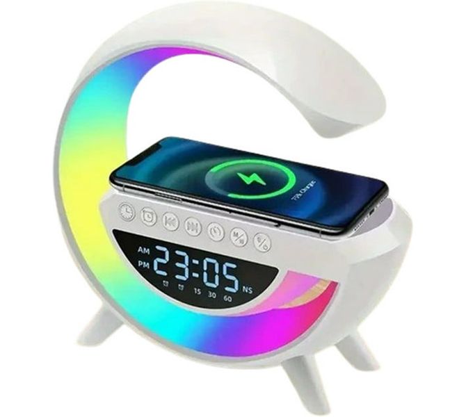 LED Wireless Charging Speaker BT-3401 With Data Cable Set