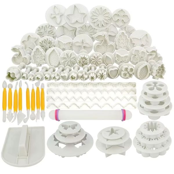 Cake Decration Tool Set Fondant Cake Cutter Mold Sugarcraft Icing