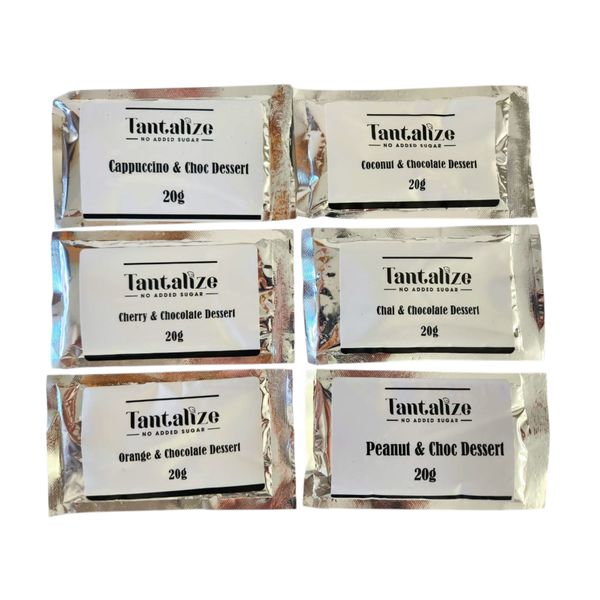 Tantalize Chocolate Combo Asst Dessert Mousses (36 x 20g sachets)