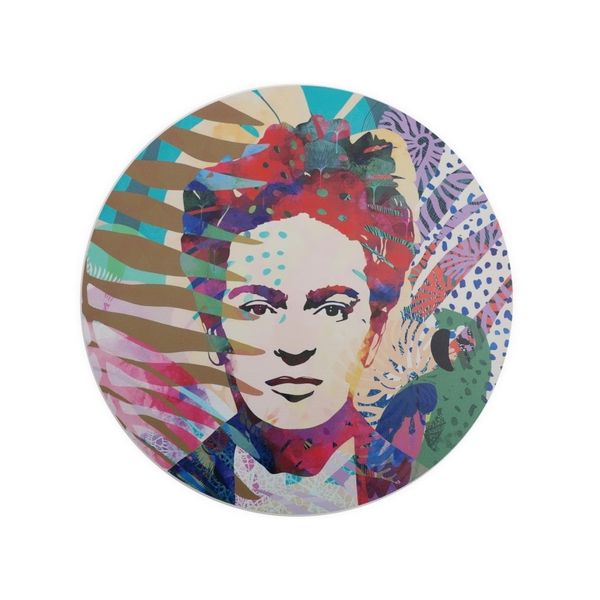 SoGood-Candy - Wooden Cake Stand - Tropical Frida Kahlo