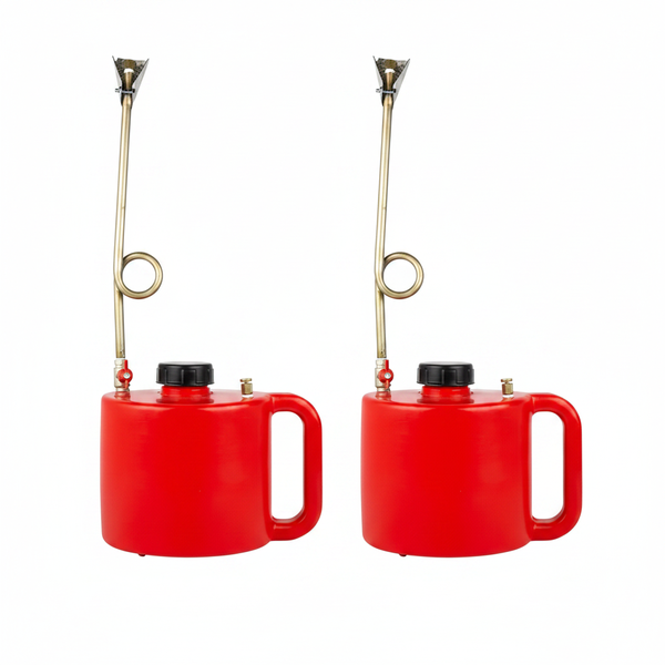Heavy-Duty Drip Torch for Controlled Burning - Leak-Resistant - 2 Pack