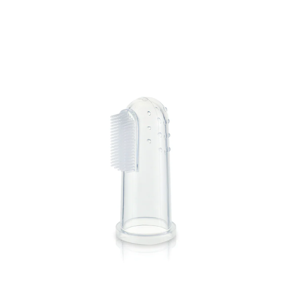 Soft Food Grade Silicone Finger Toothbrush For Baby With Storage Box