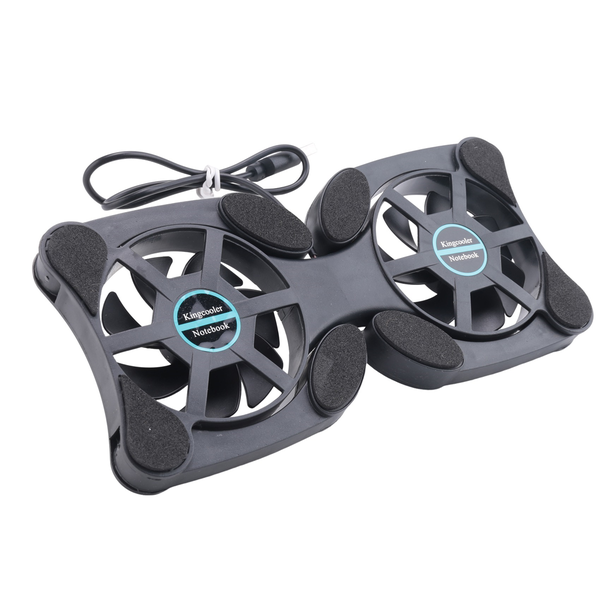 Laptop Cooling Base, Easy to Carry,with 2 Silent Fans and USB Port