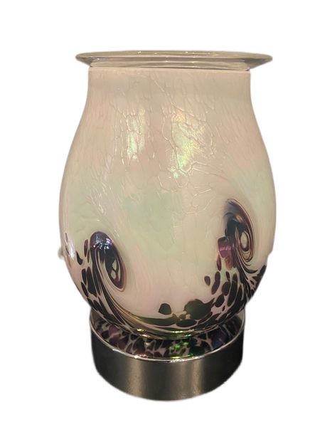 Deluxe Electric Pearl Swirl Design Wax Melt / Oil Burner