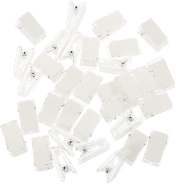 30pcs Removable Adhesive Clips for Decor Photo Poster Small Hooks Sticky