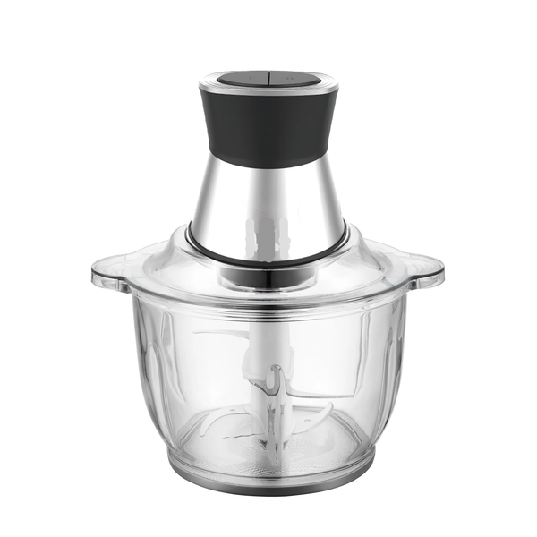 Food Processor with Glass Bowl &amp; Stainless Steel Blades