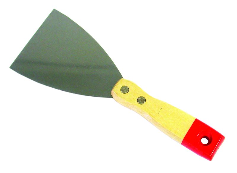 Heavy Duty 75mm Paint Scraper with Wooden Handle and Hanging Hole