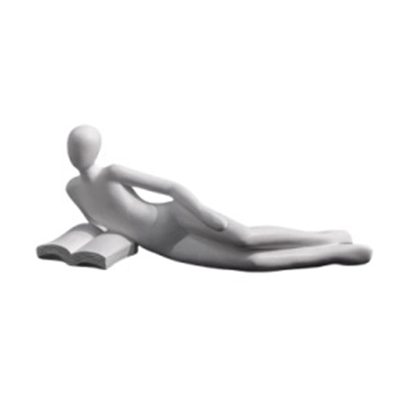 Sculpture Modern Art Ornament Home Office Decor Craft White B
