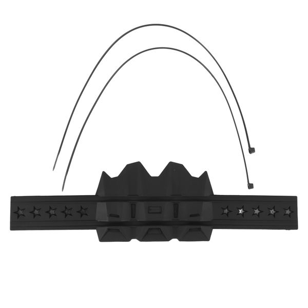 Universal Motorcycle Exhaust Muffler Drop Protection Guard Black