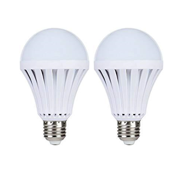 Wish Load Shedding 2 Pack 7W Emergency Rechargeable LED Light Bulb Bayonet