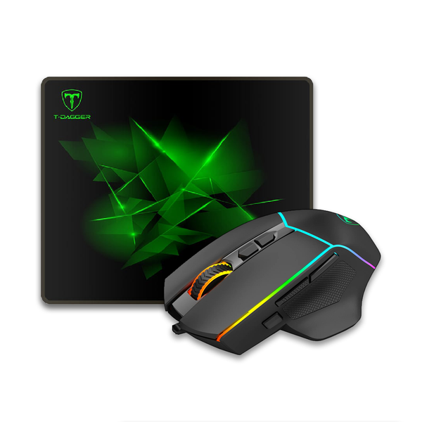 T-Dagger Combo - Camaro Gaming Mouse &amp; Medium Gaming Mouse Pad