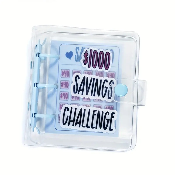 25-Pocket $1000 Savings Challenge Binder