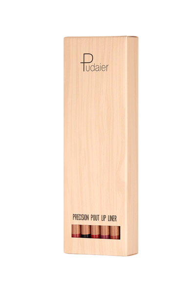 Pudaier 12-Piece Precision Lip Liner Set - Long-Lasting &amp; Smooth