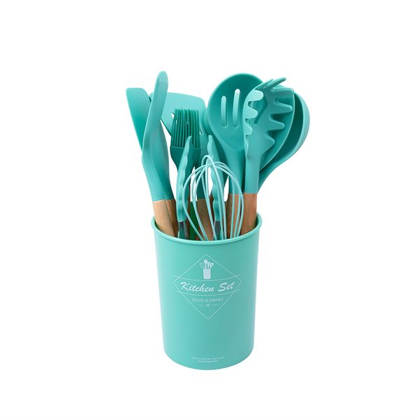 SCS-002-12-G,12 Pieces Silicone Cooking Set