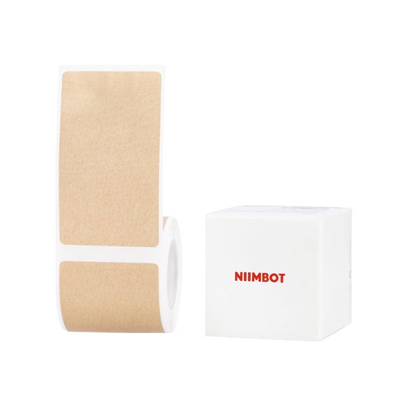 Niimbot - B1 / B21 / B3S / B4 - 40×70mm - 105 Rectangle Labels - Kraft