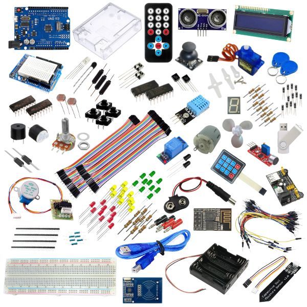 Big Upgraded Arduino UNO R3 Ultimate Kit, Training, USB and Bonus Pack
