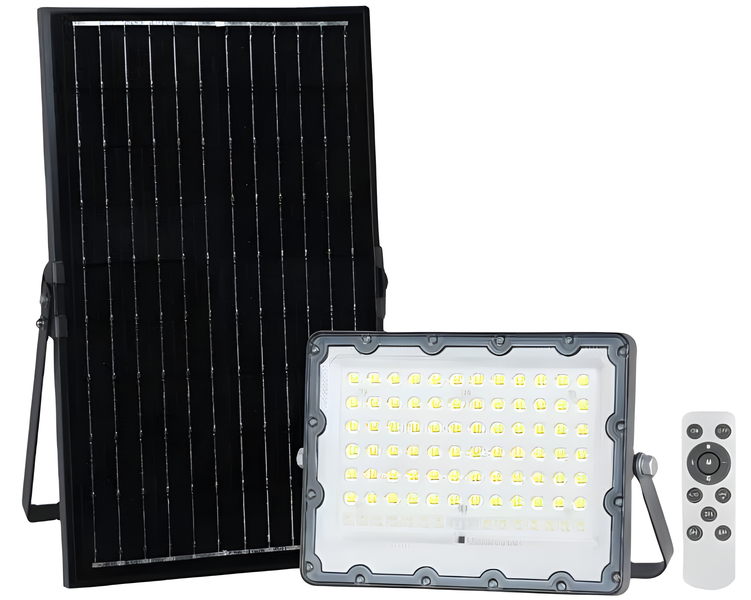 50W Solar Flood Light Specification Waterproof IP65 With Remote 46 LED