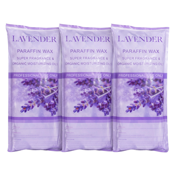 3 Piece Lavender Paraffin Wax Block 453g - Deep Moisturising