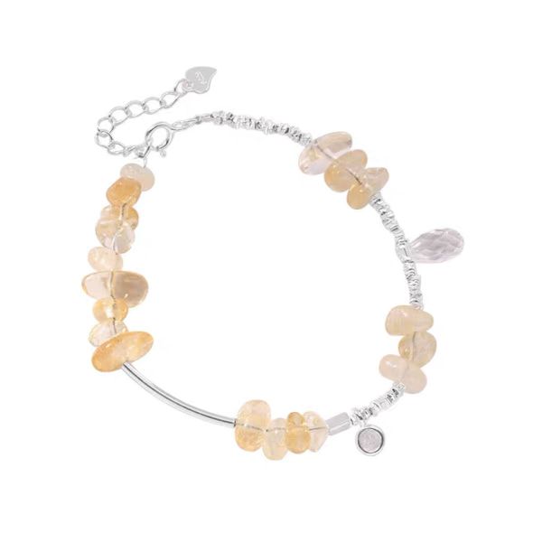 Citrine Girls' Exquisite Bracelet