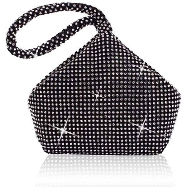 Women's Triangle Bling Evening Clutch Bag