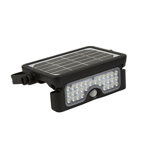 Solar Floodlight Black LED 5w 6000K