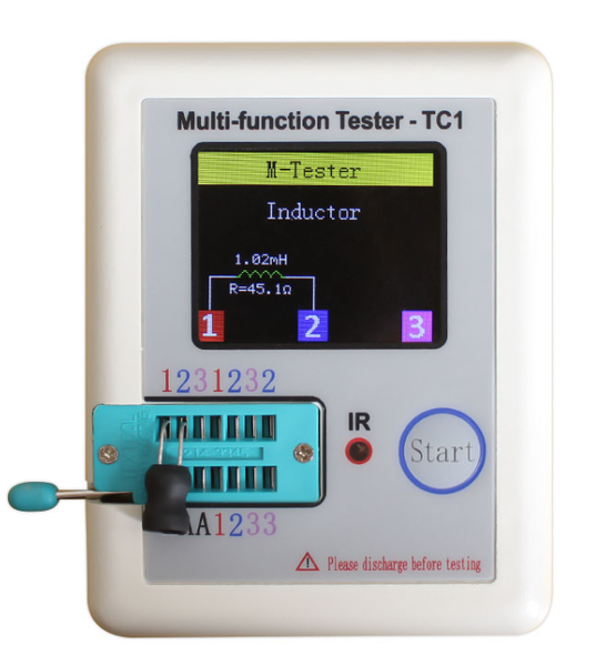 FNIRSI LCR-TC1 Component/Transistor Tester &amp; LCR Meter
