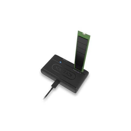 MB861U31-1M2B_USB-C+A 3.2 Gen 2 (10Gbps) to M.2 NVMe SSD Thunderbolt 4  Compatible Enclosure
