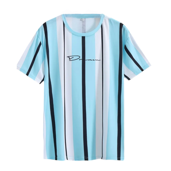 Men's Striped Short Sleeve Shirt