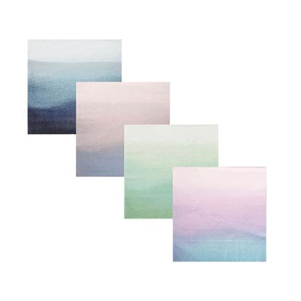 Serviettes - 2ply - 33cm - 20 Piece Ombre