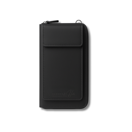 Reptronic Hammer&Hide Crossbody Sling Bag Purse: Genuine Saddle Leather Image