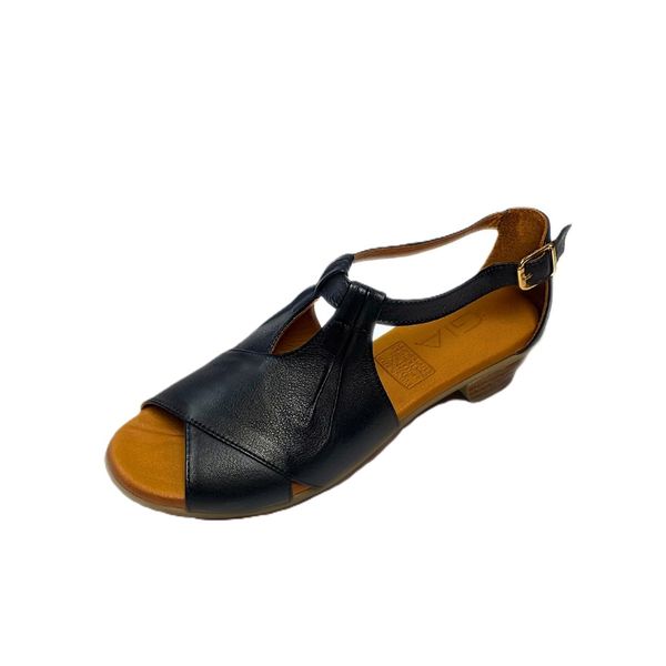 Gia Women's Leather Peep Toe Sandal