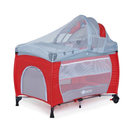 Baneen Baby Cot Crib with Diaper Changer Net Toys Canopy Red Shop Today. Get it Tomorrow takealot