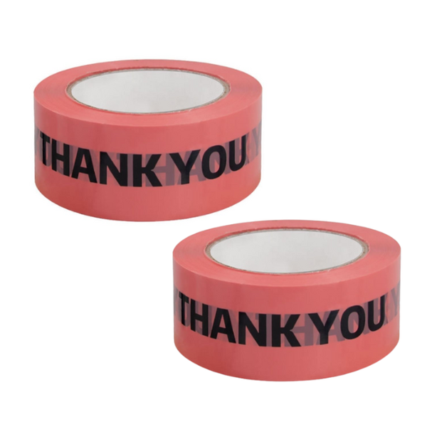 Packaging Tape Duct Pink &amp; Black 100m Quality Designer Gift Wrap (2 Pack)