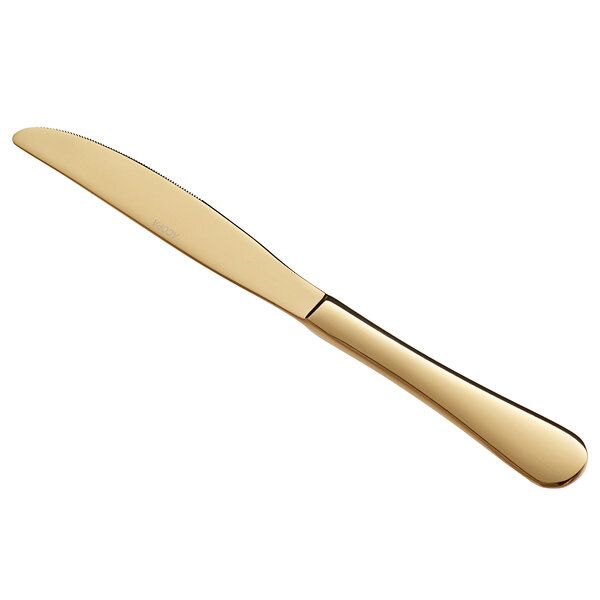 Table Knife 6 Piece Gold Teardrop - Cutlery Essentials