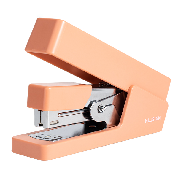 Deli Nusign Effortless Stapler Metal Body Anti Slip 25 Sheet Capacity