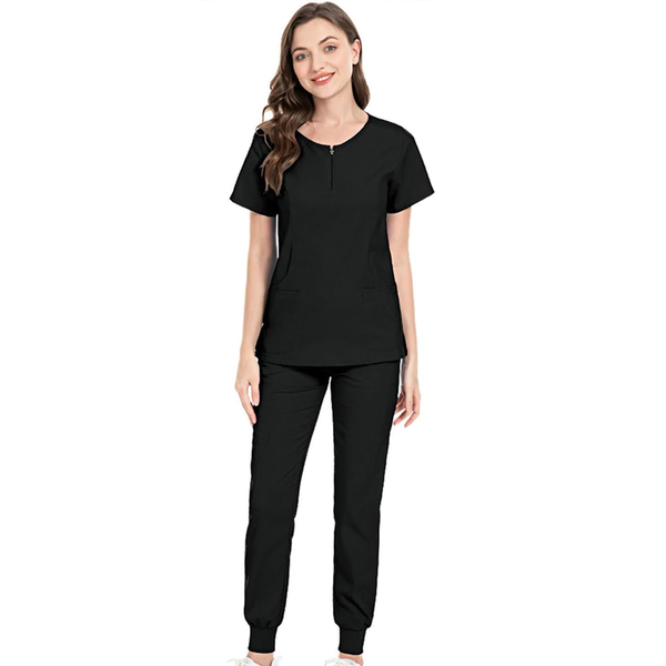 Quick Drying Hospital Nurse Suit Tops Pants Set Women Uniforms Scrubs