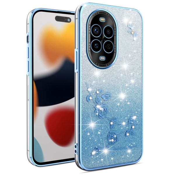 Phone Case Compatible With Huawei Nova 13 Pro Flowers Diamond Shining Cover