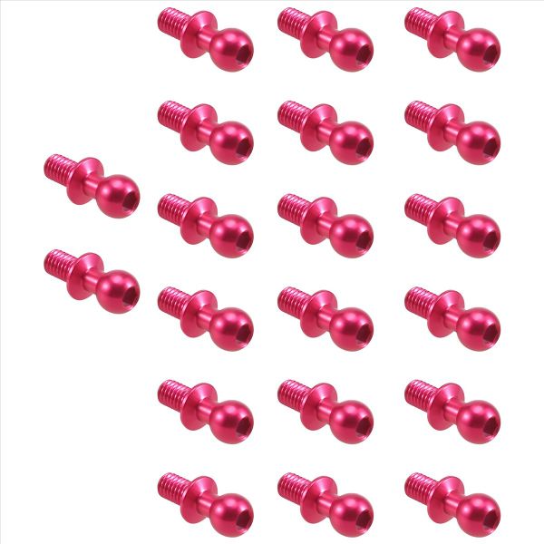 20Pcs Metal M3 Head Screws For Tamiya Tt-01 Sakura D4 1/10 Rc Car 1
