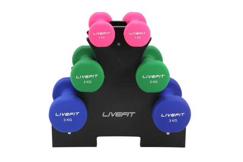 Livefit Soft Touch Dumbbell Set