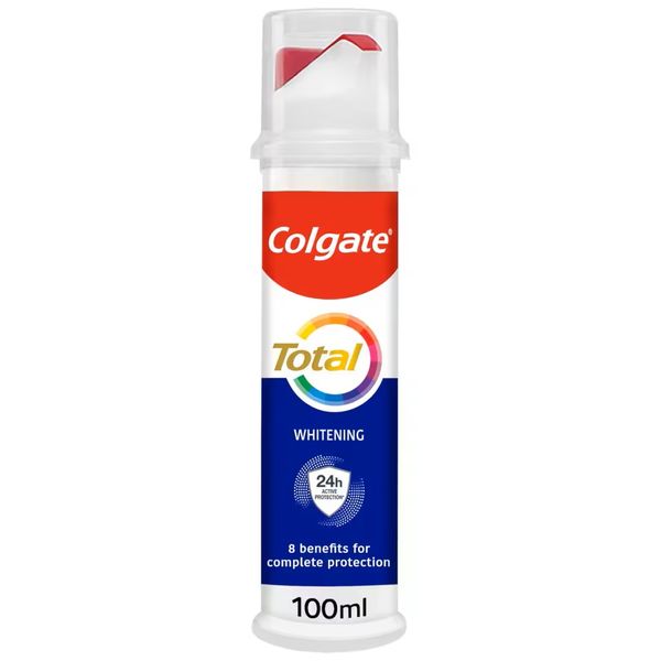 Colgate Total Whitening Toothpaste Pump 100ml