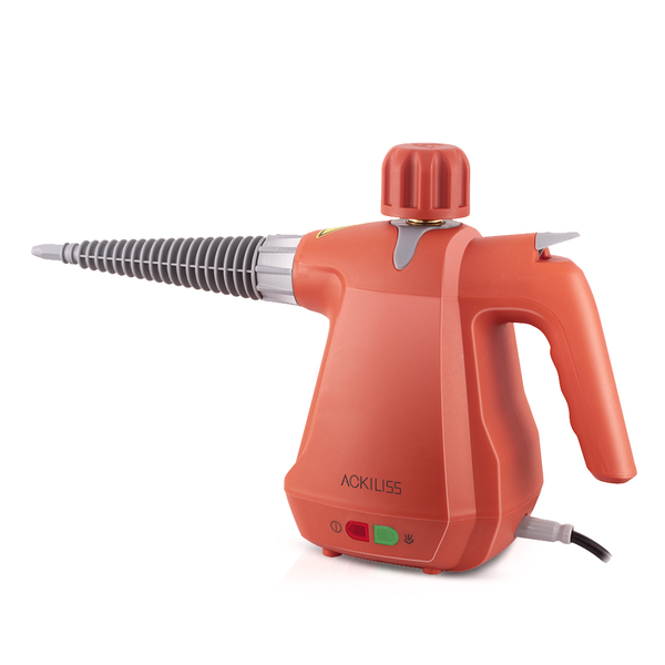 Handheld pressurized high-temperature steam cleaner with 9 accessories